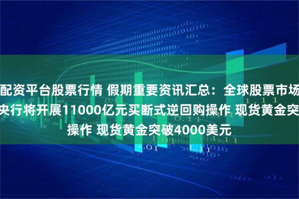 配资平台股票行情 假期重要资讯汇总：全球股票市场大面积飘红 央行将开展11000亿元买断式逆回购操作 现货黄金突破4000美元